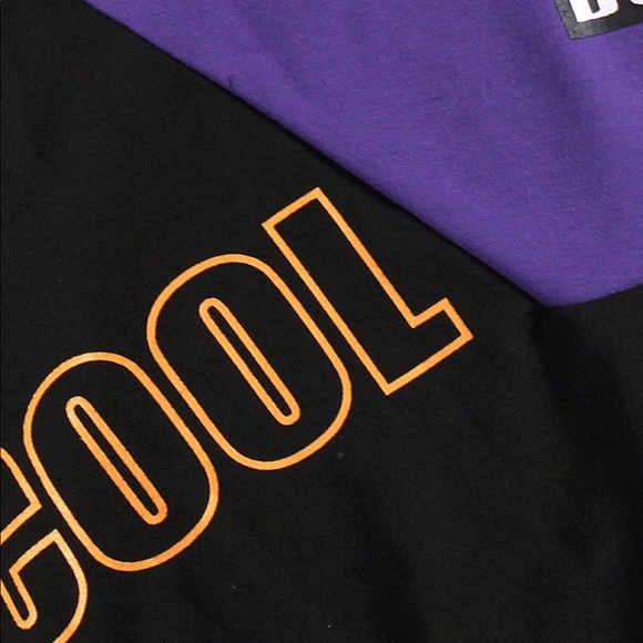 NWOT Boys Letter Print Color Block Hoodie and pant set. Size: 5-6 T Color: Black - Picture 6 of 6